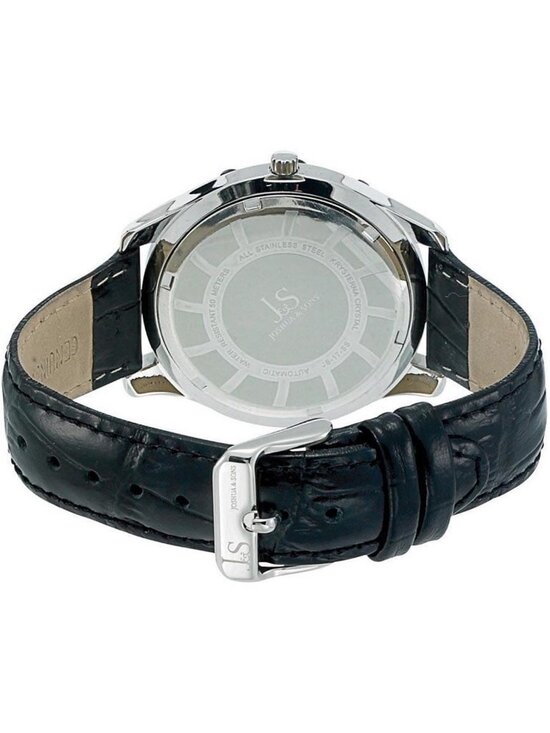 NWT Joshua And Sons Black Mother of Pearl Men\'s Watch main image 4